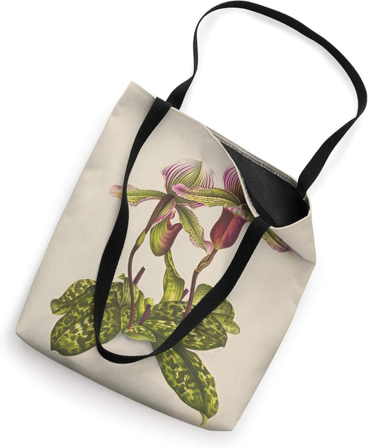 A Collector’s Gift: Lady Slipper Gift Orchid Flower Lover Orchid Whisperer Tote Bag Gifts Amazon