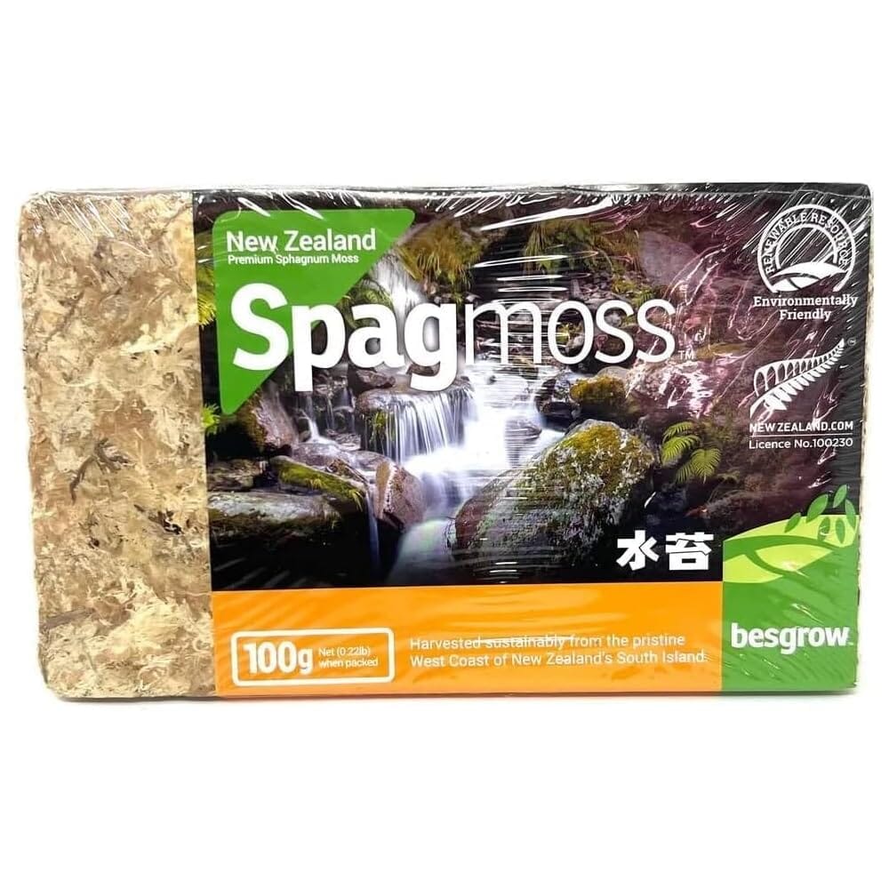 New Zealand Sphagnum Moss - Live Cultured Premium Grade