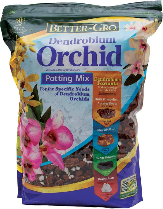 Orchids Supplies: Orchid Mix Cattleya and Dendrobium Mix, Endorsed by American Orchid Society - 8 Quart Supplies Amazon