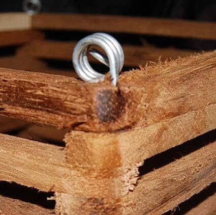 Orchids Supplies: Pot Wood Baskets Vanda Orchid. Cedar. Set of 3 - 1 Each 4- 6 - 8 Inch) with 3 hangers of 20 inch. Supplies Amazon