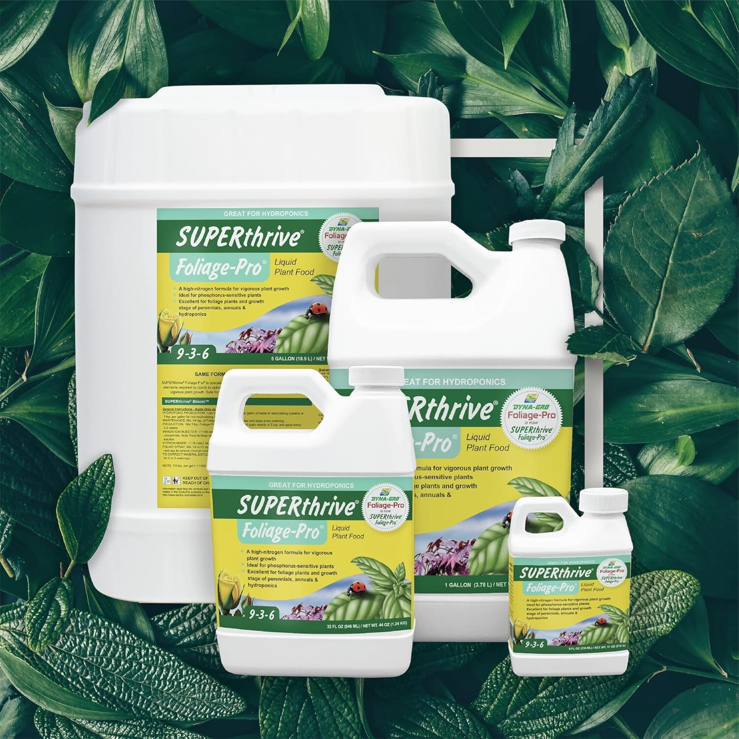 foliage plant fertilizer Fertilizer Additives: Dyna Gro Foliage Pro Plant Dyna Gro Fertilizer Bloom Grow 32oz 1 Quart Liquid