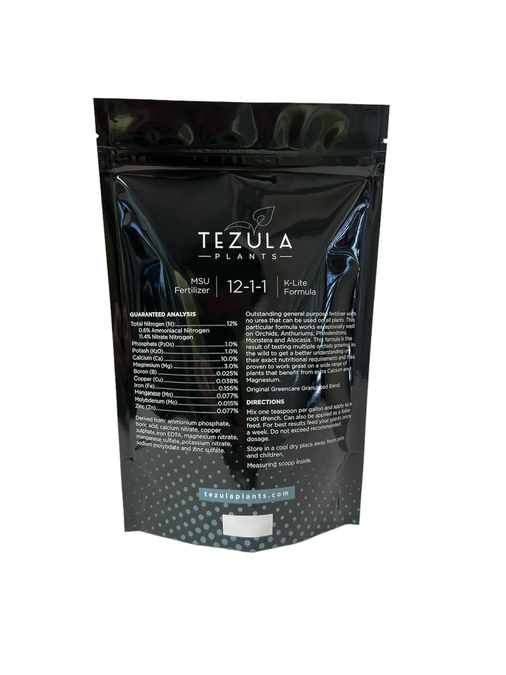 msu plant fertilizer Fertilizer Additives: MSU Orchid Fertilizer K-Lite (12-1-1-10Ca-3Mg) Excellent for Orchids & Houseplants