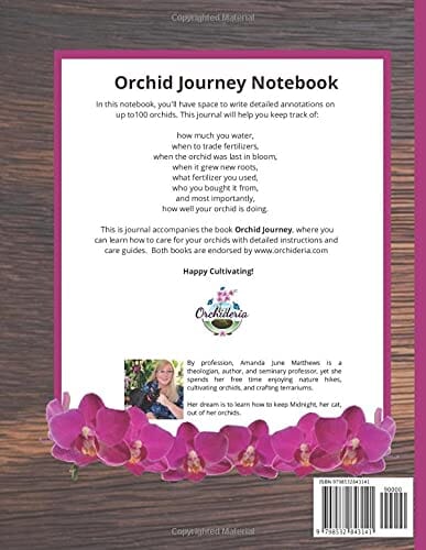 Orchids Book: Journey Notebook: Orchid Tracker, Record Keeper, and Obs ...