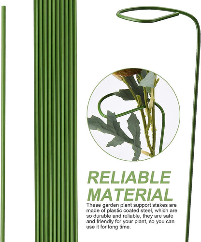 Orchids Supplies: Pot Stakes - Garden Metal Plant Stakes 10PCS with Vine Fixing Clip Set, 15PCS - 24inch Tall Supplies Amazon 